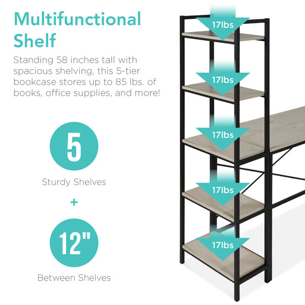 17 Stories Kika 63.5'' Desk & Reviews | Wayfair